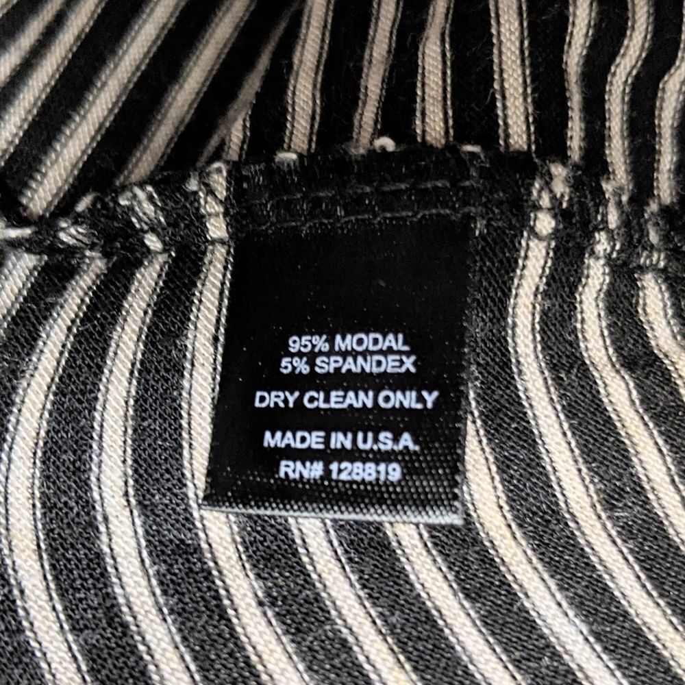 RILLER & FOUNT Ricky Striped Modal Dress M - Picture 8 of 10